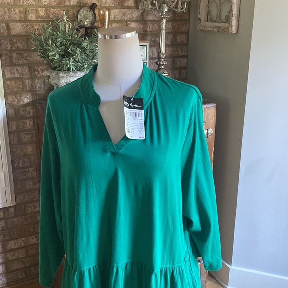 ULLA POPKEN EUROPE GREEN DRESS PLUS US 20 / 22 NEW - Picture 3 of 8